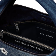 Load image into Gallery viewer, THE SEQUIN DAISY DENIM SACK BAG