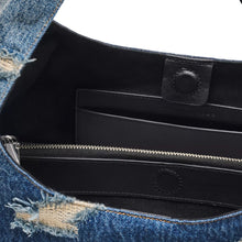 Load image into Gallery viewer, THE RIP AND REPAIR DENIM SACK BAG