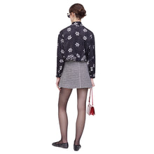 Load image into Gallery viewer, THE TROMPE L&#39;OEIL EYELET BOW BLOUSE