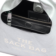Load image into Gallery viewer, THE METALLIC LEATHER MINI SACK BAG