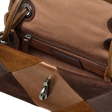 Load image into Gallery viewer, THE SUEDE PATCHWORK MINI DUAL SHOULDER BAG