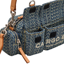 Load image into Gallery viewer, THE CARGO MONOGRAM DENIM SHOULDER BAG