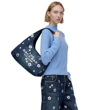 Load image into Gallery viewer, THE SEQUIN DAISY DENIM SACK BAG