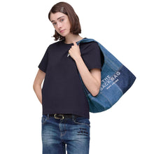Load image into Gallery viewer, THE PATCHWORK DENIM SACK BAG