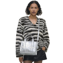 Load image into Gallery viewer, THE METALLIC LEATHER SMALL TOTE BAG