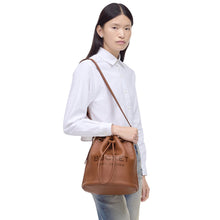 Load image into Gallery viewer, THE LEATHER LARGE BUCKET BAG