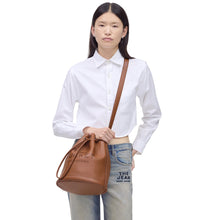 Load image into Gallery viewer, THE LEATHER LARGE BUCKET BAG