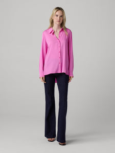 DVF	ELLIE BLOUSE PINK ORCHID