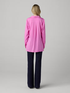DVF	ELLIE BLOUSE PINK ORCHID