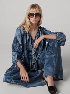 DVF	NICKY TOP DANCING ROSE GIANT TONAL