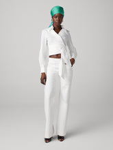 Load image into Gallery viewer, DVF	PERFECT WRAP TOP WHITE