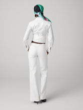 Load image into Gallery viewer, DVF	PERFECT WRAP TOP WHITE
