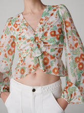 Load image into Gallery viewer, DVF	MARY TOP MARLENE BATIK SMALL IVORY