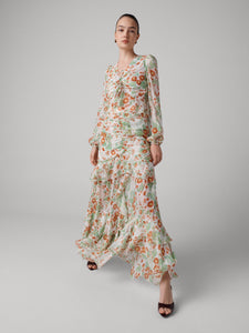 DVF	MARY TOP MARLENE BATIK SMALL IVORY