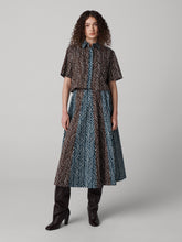 Load image into Gallery viewer, DVF	AMY TOP PIAZZA TIGER MINI PETROL