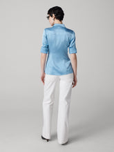 Load image into Gallery viewer, DVF	TONI TOP MISTY BLUE