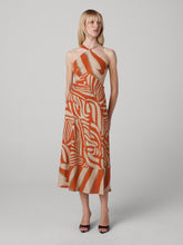 Load image into Gallery viewer, DVF	AVA DRESS SAVANASHADOWGIANTBRNTOCRE
