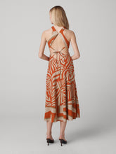 Load image into Gallery viewer, DVF	AVA DRESS SAVANASHADOWGIANTBRNTOCRE