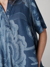 Load image into Gallery viewer, DVF	KARIN DRESS DANCING ROSE GIANT TONAL