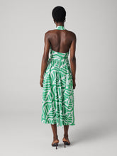 Load image into Gallery viewer, DVF	NOVA DRESS	DESERT PALM INDIAN GREEN