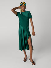 Load image into Gallery viewer, DVF	ARAMINTA DRESS EVERGREEN