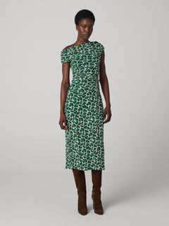 DVF	WITTROCK DRESS BERRIES INDIAN GREEN