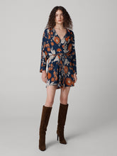 Load image into Gallery viewer, DVF	JULIE DRESS	MARLENE BATIK MID NAVY
