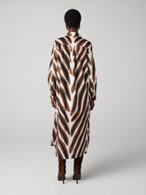 Load image into Gallery viewer, DVF	KARRINGTON DRESS	PIAZZA TIGER BIG COFFEE