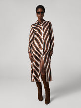 Load image into Gallery viewer, DVF	KARRINGTON DRESS	PIAZZA TIGER BIG COFFEE