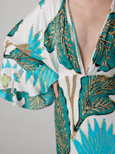 Load image into Gallery viewer, DVF	CHRISTINE DRESS MARLENE BATIK GIANT IVORY