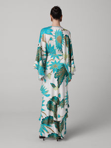 DVF	CHRISTINE DRESS MARLENE BATIK GIANT IVORY