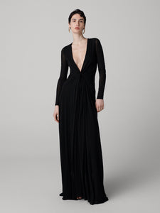 DVF	SASHA DRESS BLACK