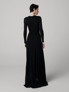 DVF	SASHA DRESS BLACK