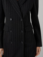 Load image into Gallery viewer, DVF	VIRGINIA JACKET	BLACK GROUND WITH DOT LINE