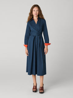 DVF	EVE DRESS PERFECT NAVY