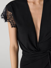 Load image into Gallery viewer, DVF	MARIANA DRESS	BLACK