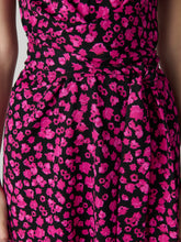 Load image into Gallery viewer, DVF	CHEYENNE DRESS LASER ROSE MINI INDIAN PINK