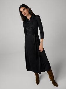 DVF	SANA TWO DRESS BLACK