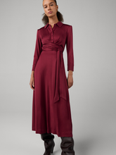 Load image into Gallery viewer, DVF	SANA TWO DRESS WINE PINK