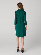 Load image into Gallery viewer, DVF	SANA DRESS	EVERGREEN