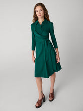 Load image into Gallery viewer, DVF	SANA DRESS	EVERGREEN