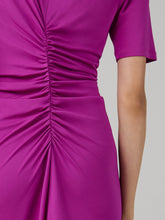 Load image into Gallery viewer, DVF	ZOEY DRESS	PURPLE WINE