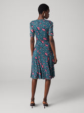 Load image into Gallery viewer, DVF	KOREN REVERSIBLE DRESS DANCING ROSE MIX