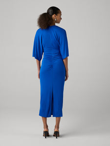 DVF	VALERIE DRESS SAPPHIRE BLUE