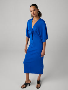 DVF	VALERIE DRESS SAPPHIRE BLUE