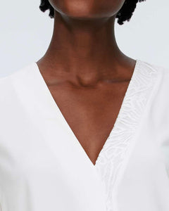 DVF	LINSETTE TOP IVORY