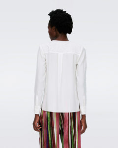 DVF	LINSETTE TOP IVORY