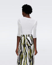 Load image into Gallery viewer, DVF	HAILEY TOP IVORY