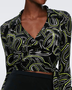 DVF	BOBBIE TOP RIBBON SNAKE