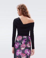 Load image into Gallery viewer, DVF	DOLORES TOP BLACK